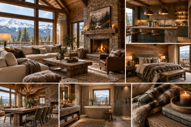 Stilul cabana (Mountain Lodge)